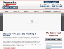 Tablet Screenshot of garzoneinc.com